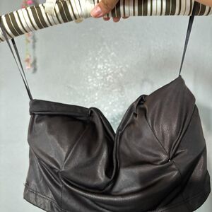 Paper-heart Women's Black Crop-top
